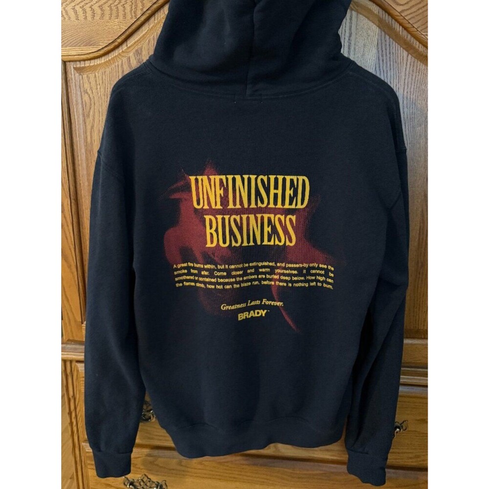 RARE Tom Brady "Unfinished Business" Limited Edition Hoodie Size Medium